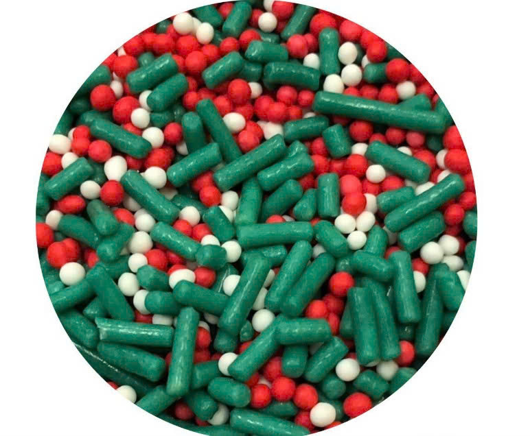 Cốm màu Chorice trang trí bánh Noel (Christmas A)