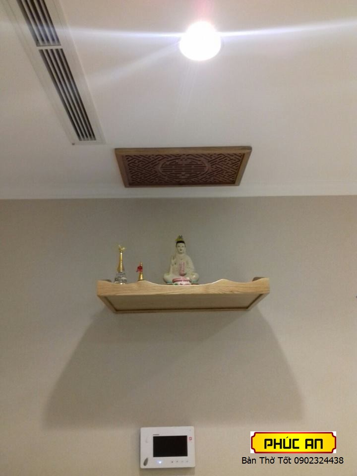 Cách thờ cúng, hướng đặt bàn thờ phật bà quan âm treo tường tại nhà