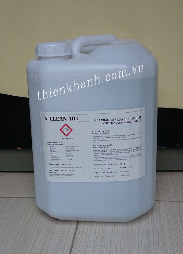 Hóa chất tẩy rửa màng lọc thẩm thấu ngược - V‐CLEAN 401