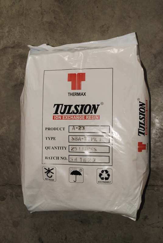 HẠT TRAO ĐỔI A-23 ANION BAZƠ MẠNH