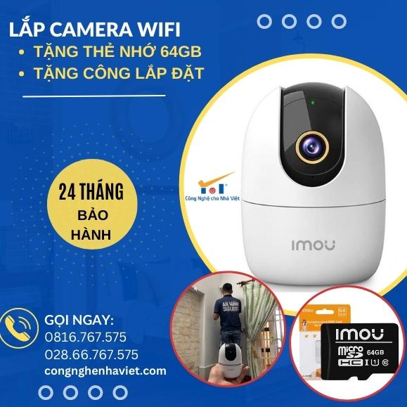 COMBO IMOU IPC-A42P-D TẶNG THẺ NHỚ 64GB & LẮP ĐẶT MIỄN PHÍ