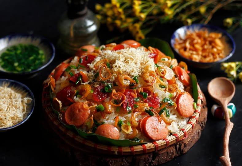 Cách làm xôi mặn thập cẩm ngon