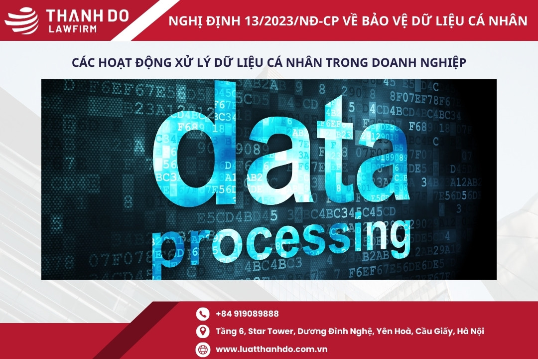 Các hoạt động xử lý dữ liệu cá nhân trong doanh nghiệp