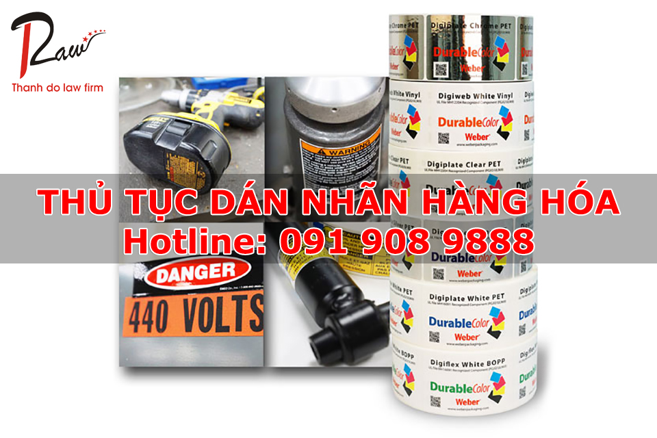 Thủ tục dán nhãn hàng hóa