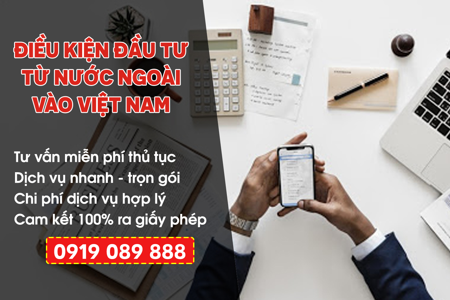 Điều kiện về địa điểm thực hiện dự án đầu tư