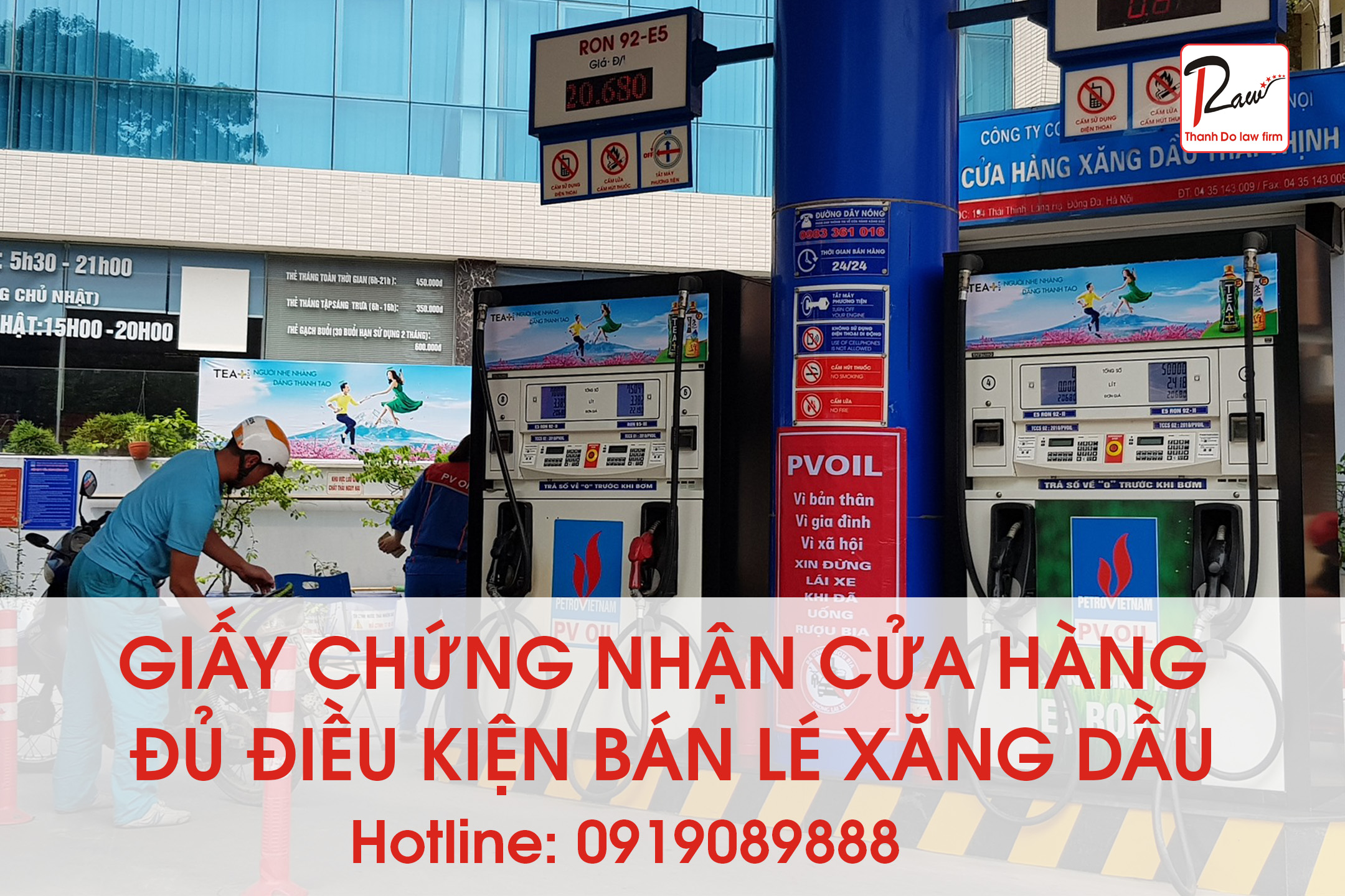 Giấy chứng nhận cửa hàng đủ điều kiện bán lẻ xăng dầu