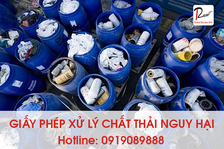 Thủ tục cấp giấy phép xử lý chất thải nguy hại