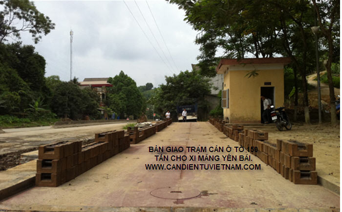 BÀN GIAO CÂN 150 TẤN CHO XI MĂNG YÊN BÁI