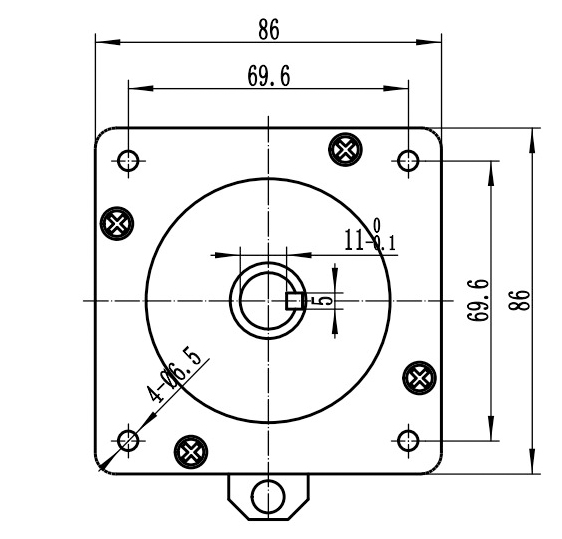 bản vẽ motor bước