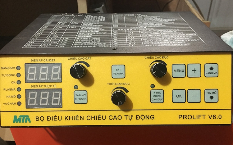 bộ điều khiển chiều cao mỏ cắt tự động