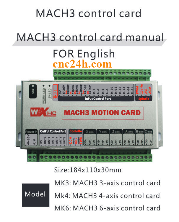 Card Mach3 6 trục