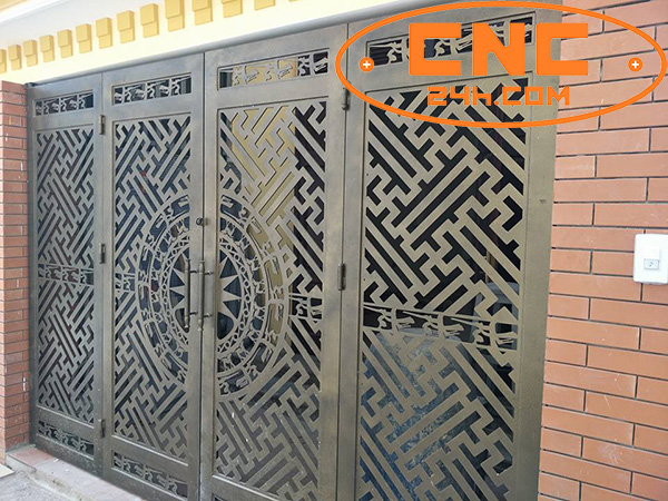 cắt cnc cổng sắt hà nội