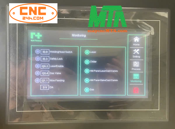 điều khiển máy hàn cầm tay