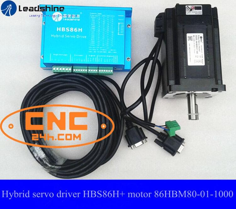 Driver HBS86H + Động cơ 86HBM80