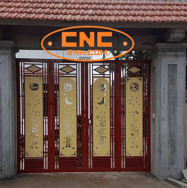 gia công cổng sắt cnc tại hà nội