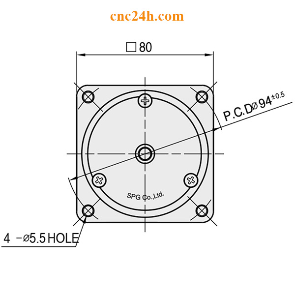 hộp giảm tốc spg s8ka30