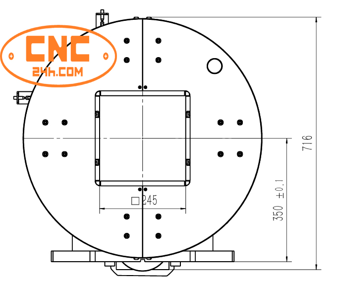 Trục xoay máy cắt laser