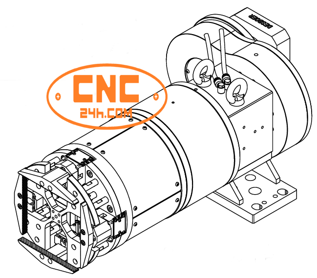 trục xoay máy laser cắt ống