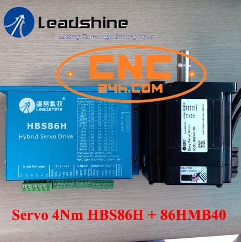 Bộ 4Nm Leadshine Driver HBS86H + Động cơ 86CME45