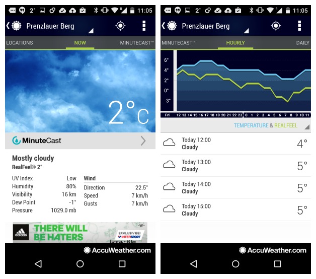 Ứng dụng Accu Weather