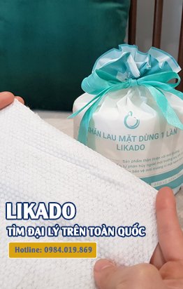 Khăn lau mặt 1 lần likado