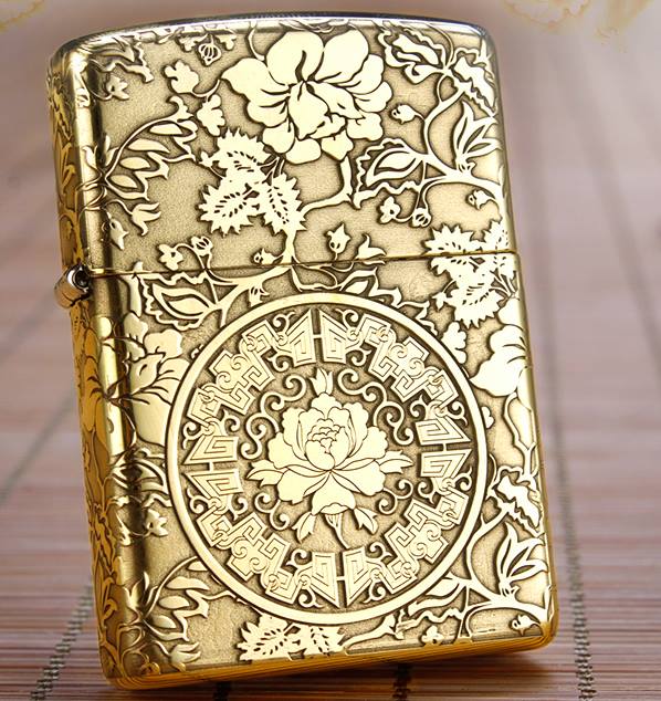 Zippo MẪU ĐƠN PHÚ QUÝ dòng cổ điển