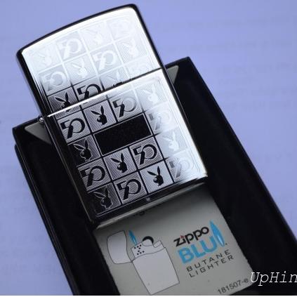 zippo khắc play boy nhỏ