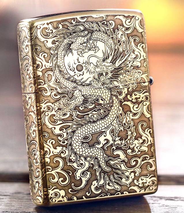 bật lửa zippo rồng