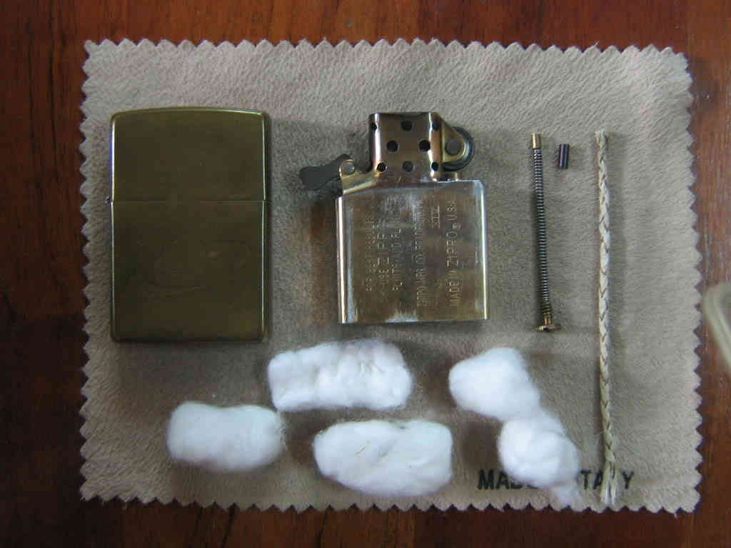 sửa zippo rớt nước