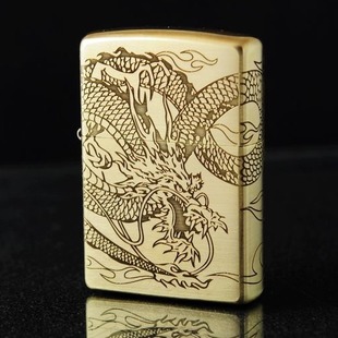 Zippo Rồng Nhật khắc sâu 4 mặt