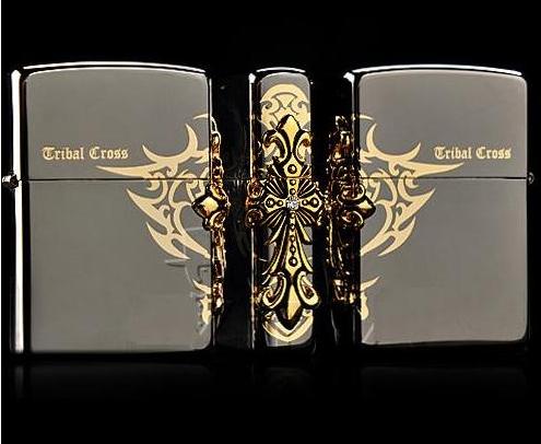 zippo Tribal Cross