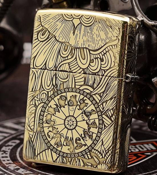 zippo con heo 12 con giáp