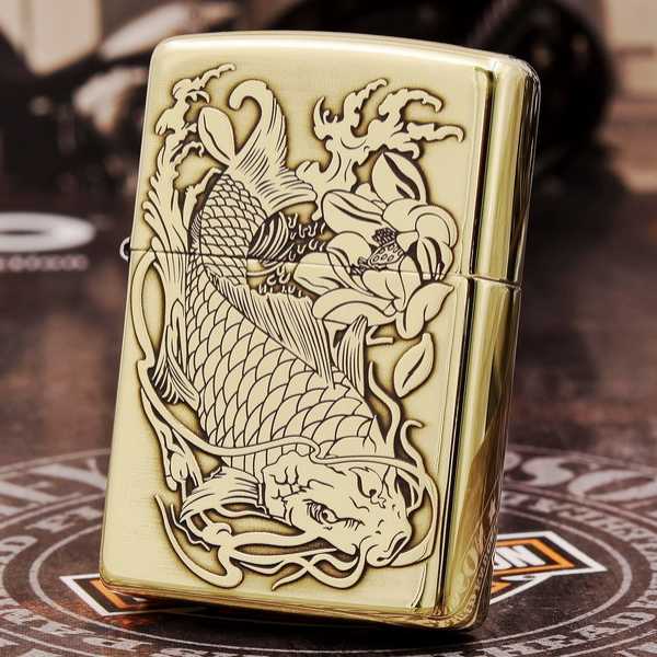 zippo cá chép nổi