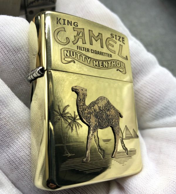 zippo camel đắp nổi