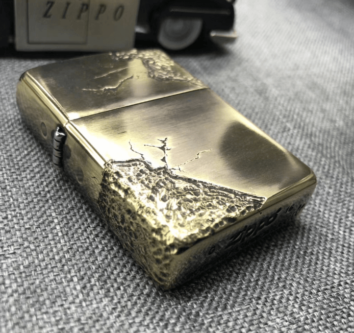 bật lửa zippo mỹ đồng khối