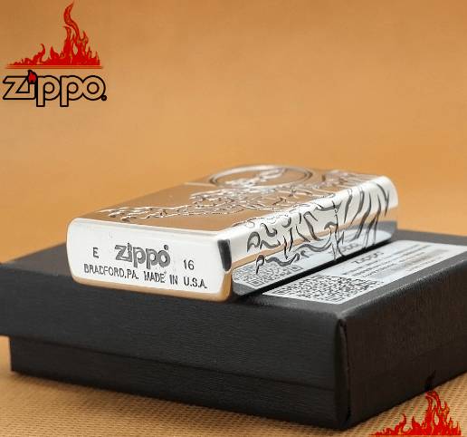 zippo mỹ bạch hổ