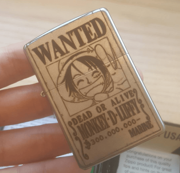 Zippo mũ rơm one piece 3