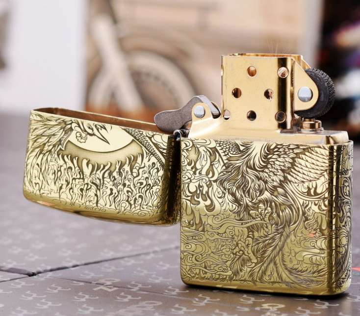 máy lửa zippo phượng hoàng lửa