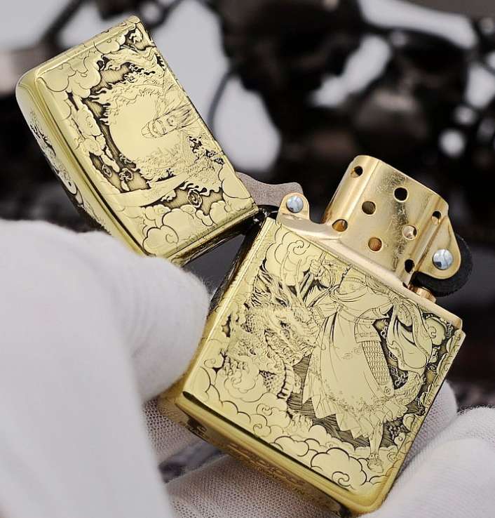 hộp quẹt zippo quan công trương phi