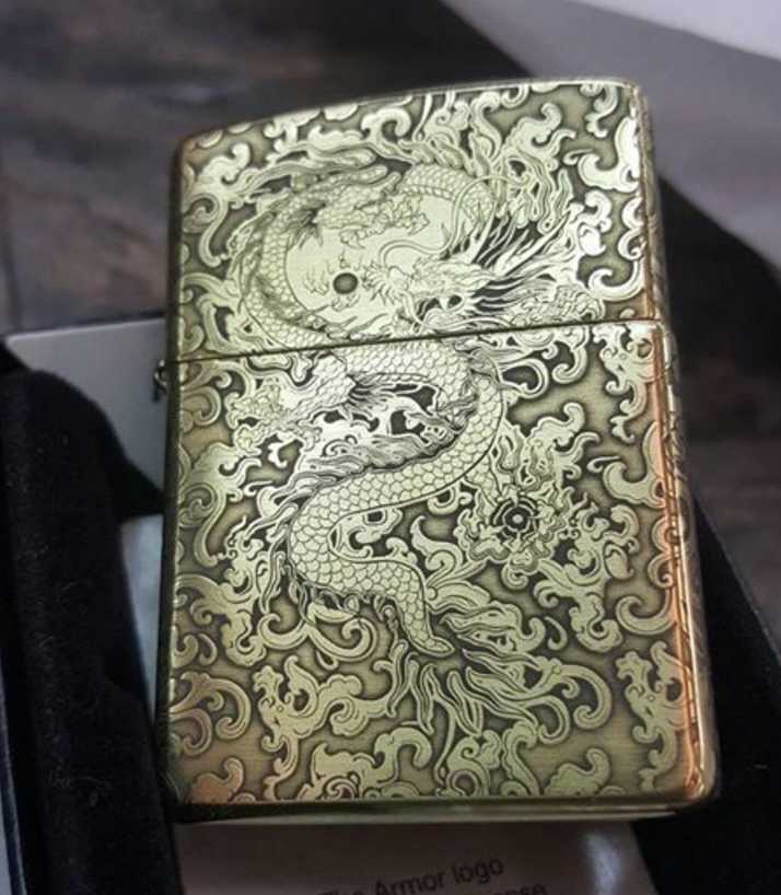 zippo rồng châu