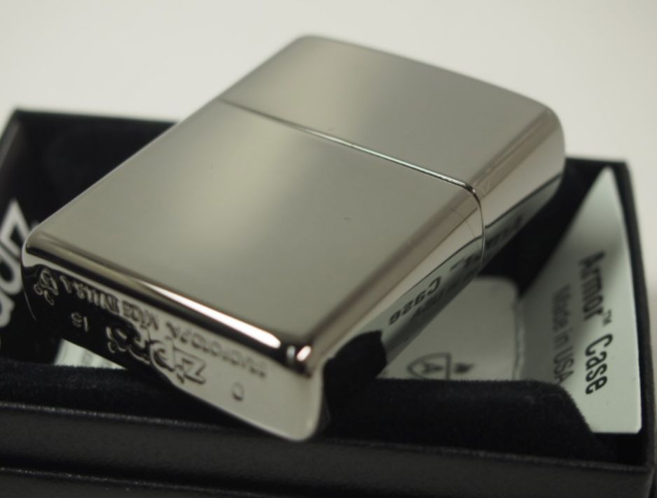 zippo mỹ bóng dày 1