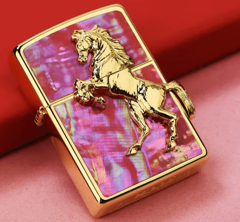 zippo ngựa winning cẩn xà cừ