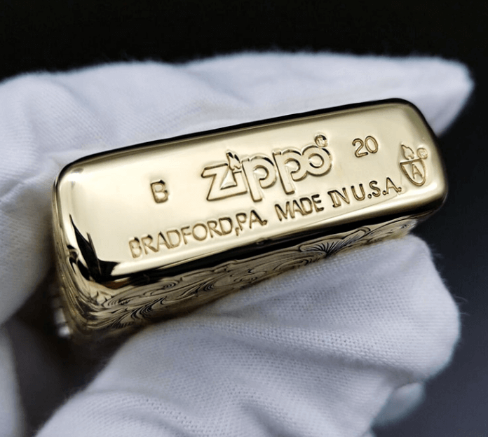 zippo Mỹ hoa văn đẹp