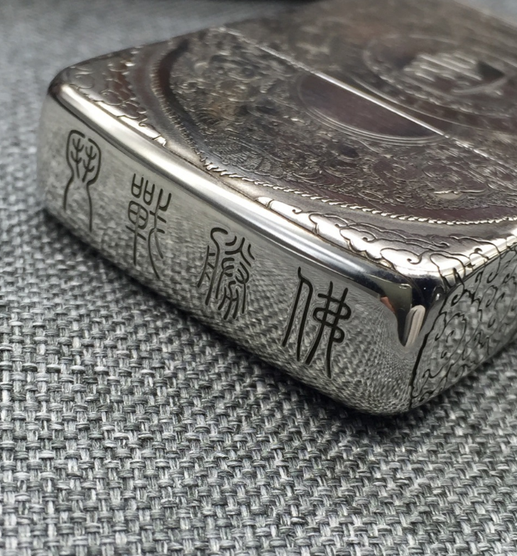 zippo bạc khối