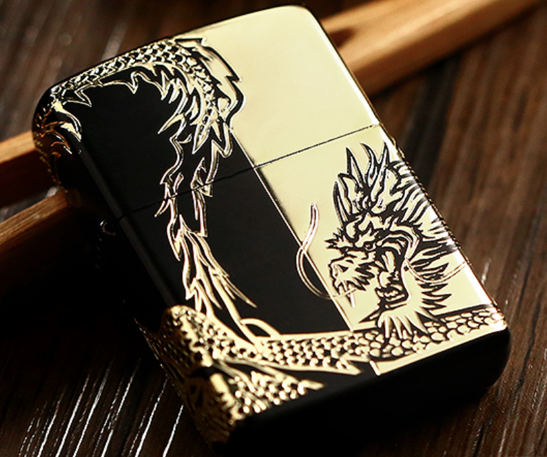 Zippo rồng quấn quanh 