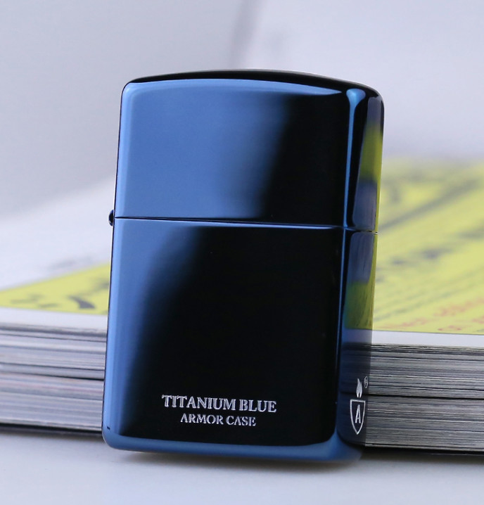 Zippo Titanium Blue Armor