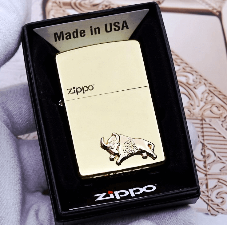 Bật lửa Zippo Mỹ Sửu con trâu năm 2021