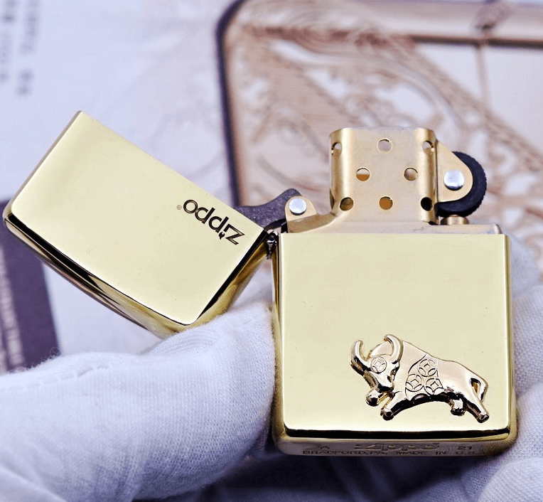 bán Bật lửa Zippo Mỹ Sửu con trâu năm 2021