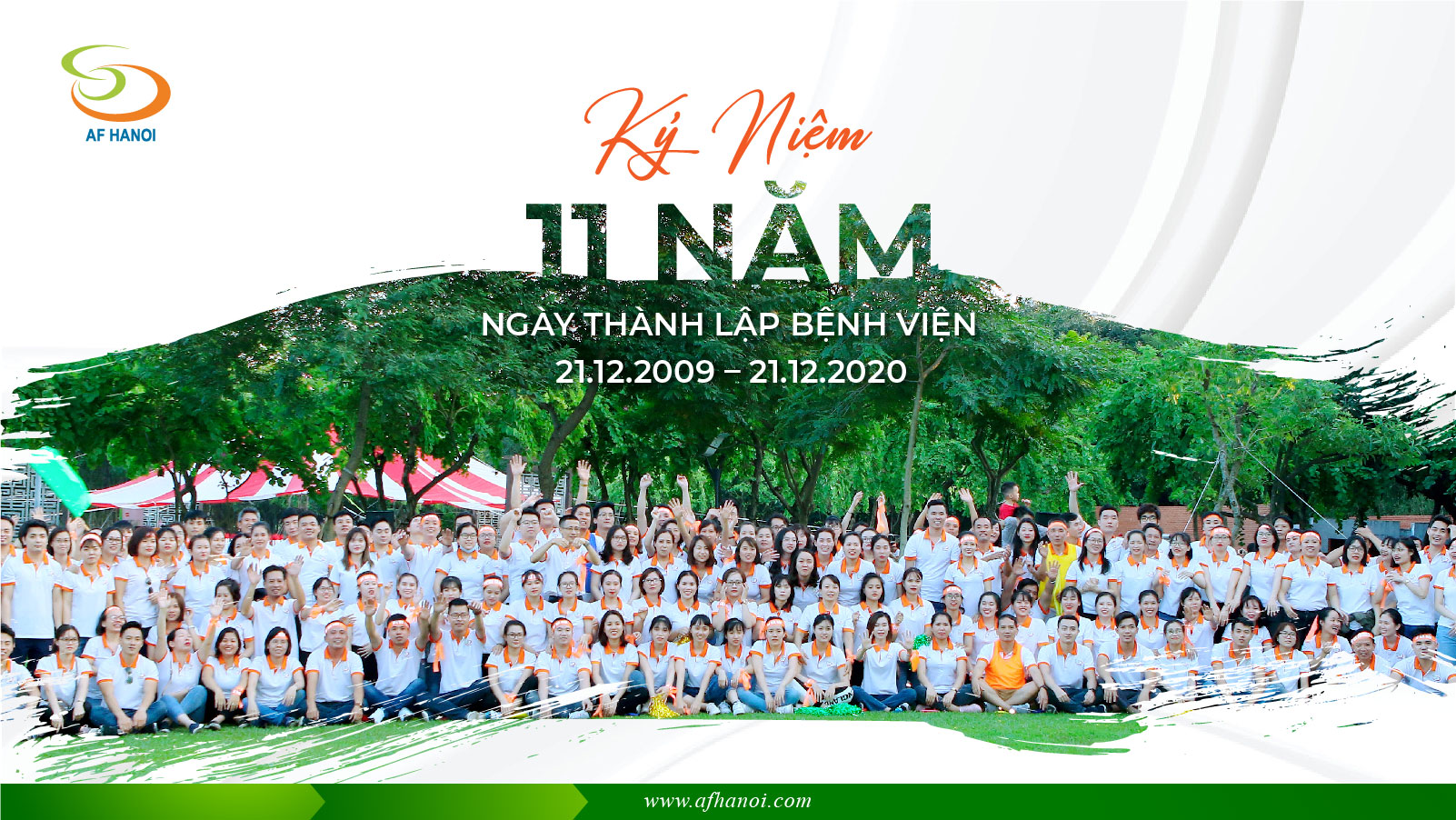 KỈ NIỆM 11 NĂM THÀNH LẬP BỆNH VIỆN (21/12/2009 – 21/12/2020)