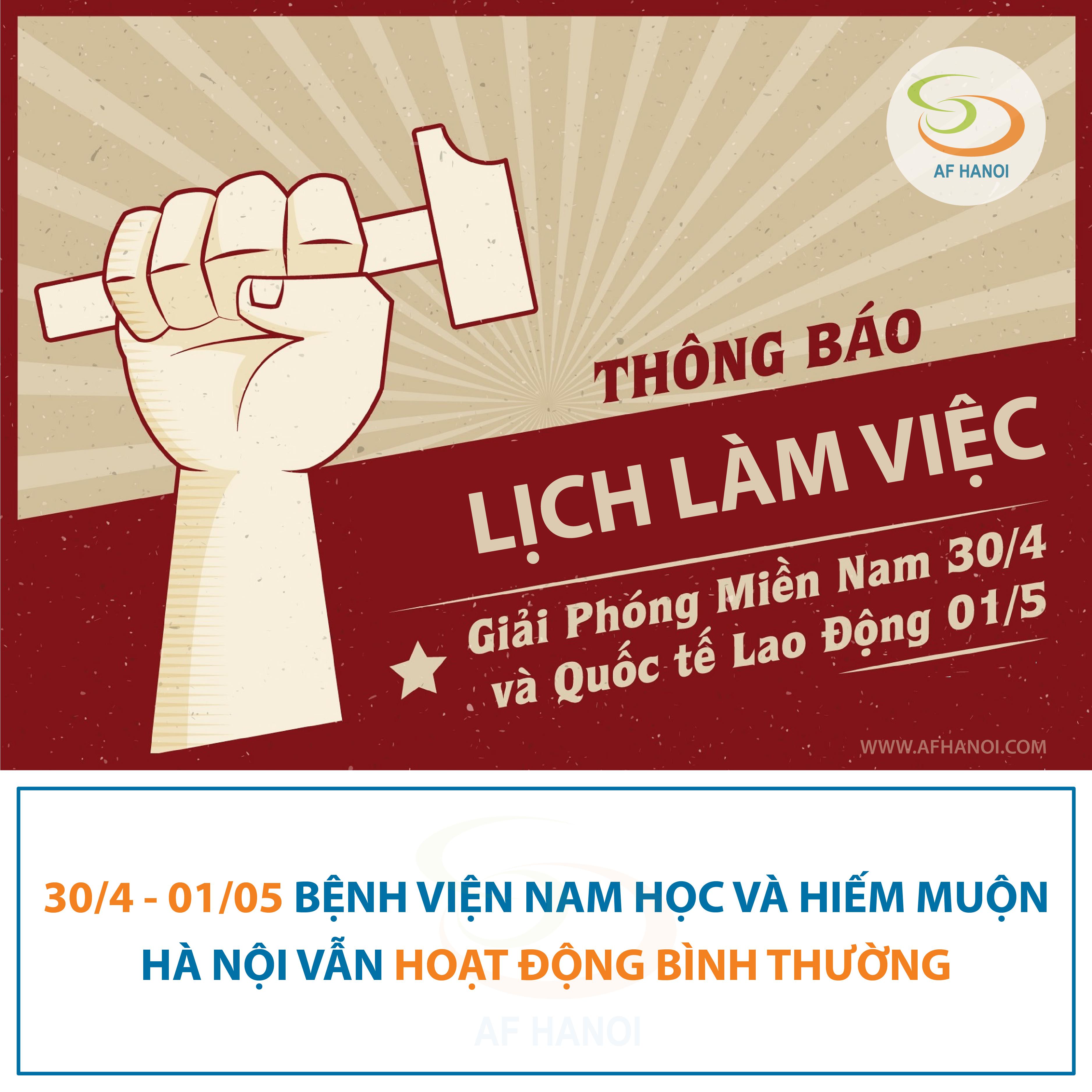 Lịch làm việc ngày lễ Giải phóng Miền Nam 30/04 và Quốc tế Lao động 01/05